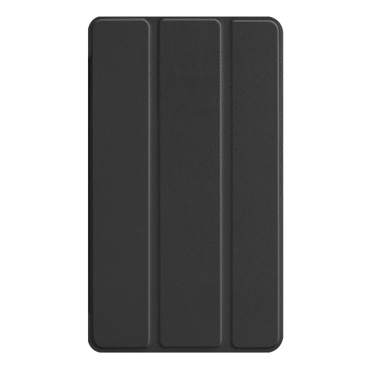Custer Texture Horizontal Flip PU Leather Case for Lenovo E7 / TB-7104F, with Three-folding Holder