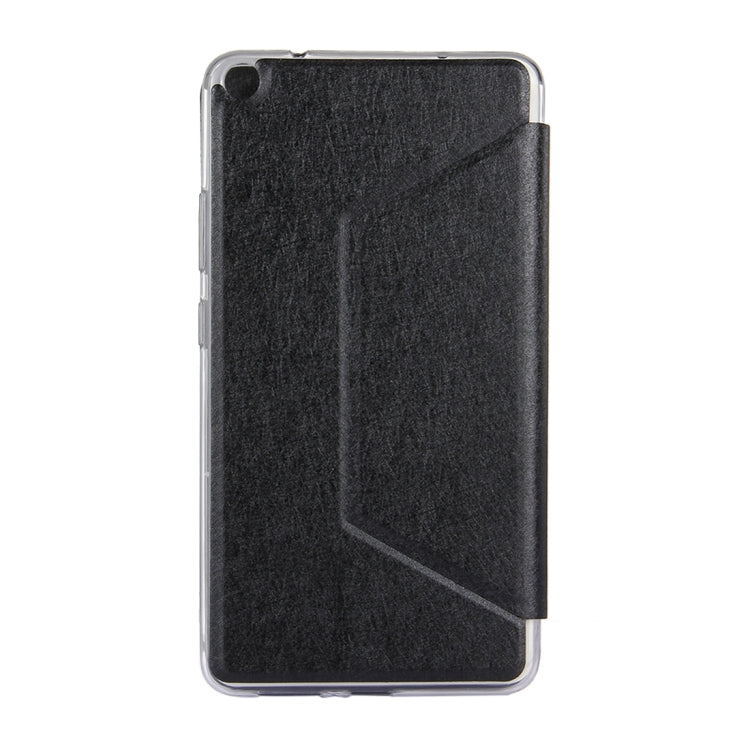 For Lenovo Tab3 7 Plus / 7703X Silk Texture Horizontal Flip Leather Case with Holder