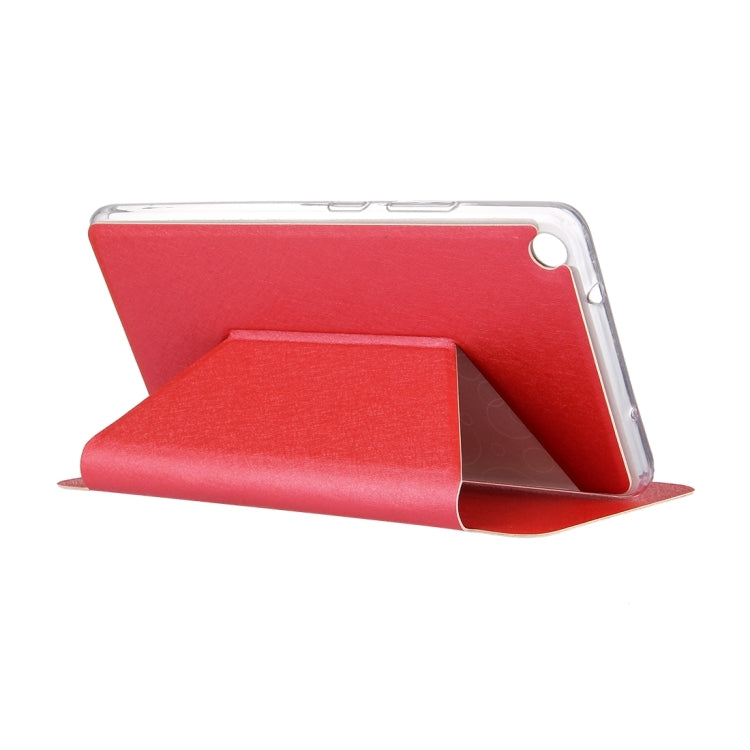 For Lenovo Tab3 7 Plus / 7703X Silk Texture Horizontal Flip Leather Case with Holder