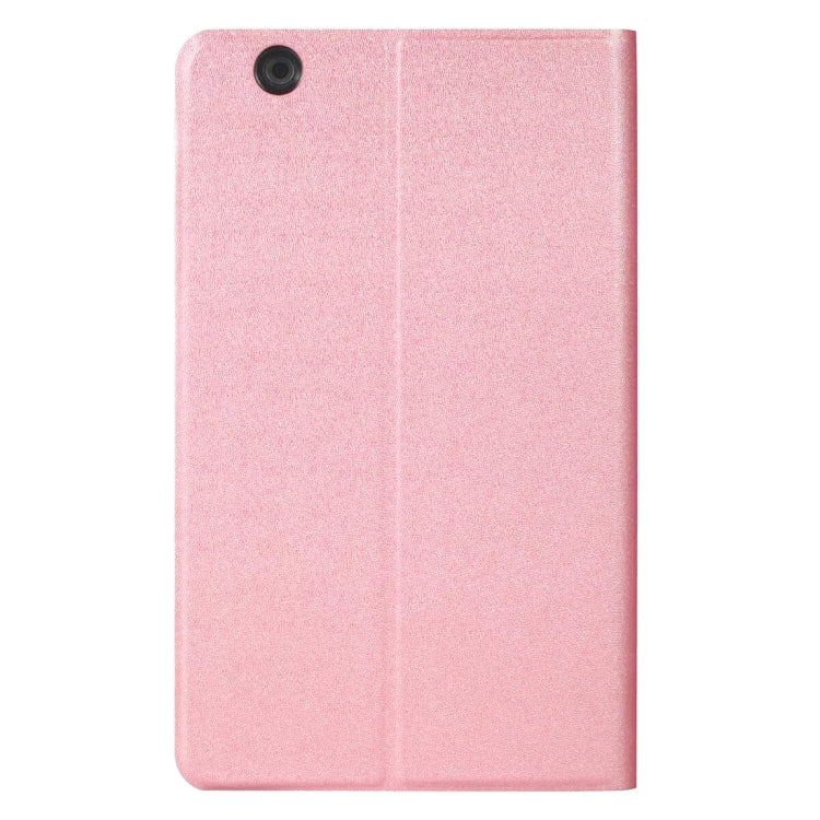 For LG G Pad III 8.0 / V525 Goldstone Texture Horizontal Flip Solid Color Leather Case with Holder