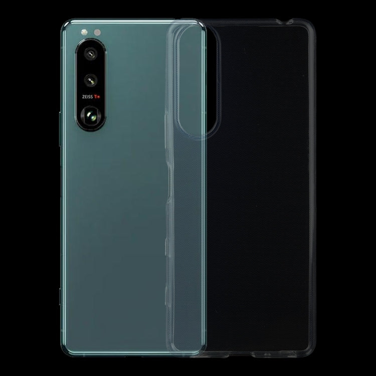 For Sony Xperia 5 III 0.75mm Ultra-thin Transparent TPU Soft Protective Case