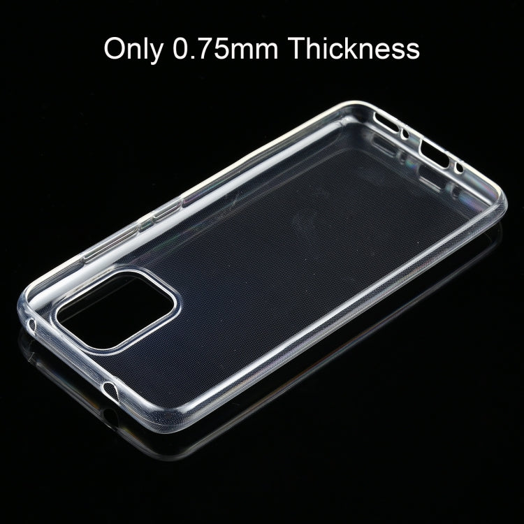 For Asus Zenfone 8 0.75mm Ultra-thin Transparent TPU Soft Protective Case