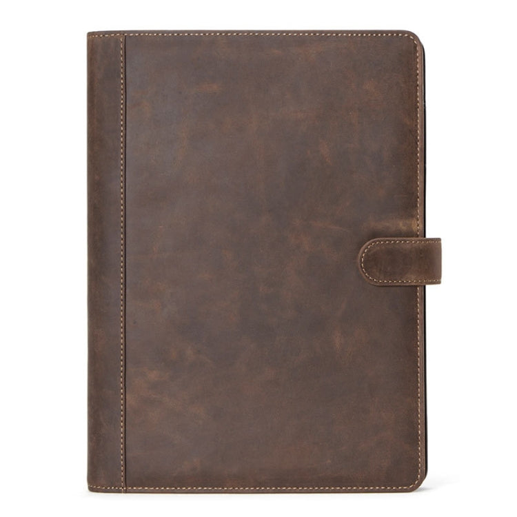 CF2012 For iPad Pro 11 / 10.5 inch Retro Crazy Horse Texture Buckle Multifunctional Tablet PC Protective Leather Case with Photo Holder & Mobile Phone / Notebook / Coin Pockets & Card Slots & Pen Slot