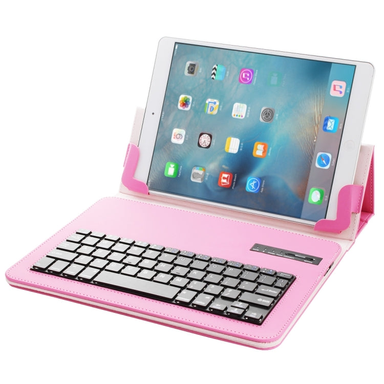 Universal Bluetooth V3.0 Keyboard Detachable PU Leather Tablet Case for 9.7-10 inch Tablet PC