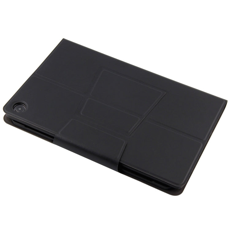 Detachable Magnetic Bluetooth Keyboard Ultrathin Toughened Glass Mirror Leather Tablet Case for Huawei MediaPad M5 10.8 inch, with Holder