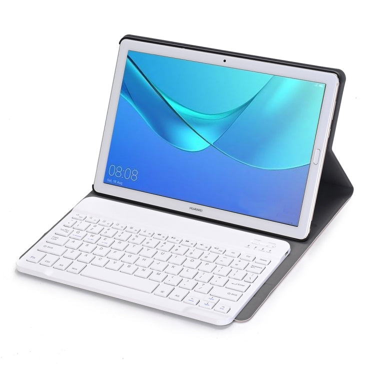 Detachable Bluetooth Keyboard Ultrathin Horizontal Flip Leather Tablet Case for Huawei MediaPad M5 10.8 inch, with Holder