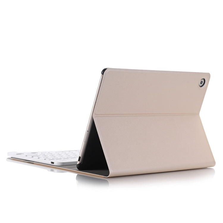 Detachable Bluetooth Keyboard Ultrathin Horizontal Flip Leather Tablet Case for Huawei MediaPad M5 10.8 inch, with Holder