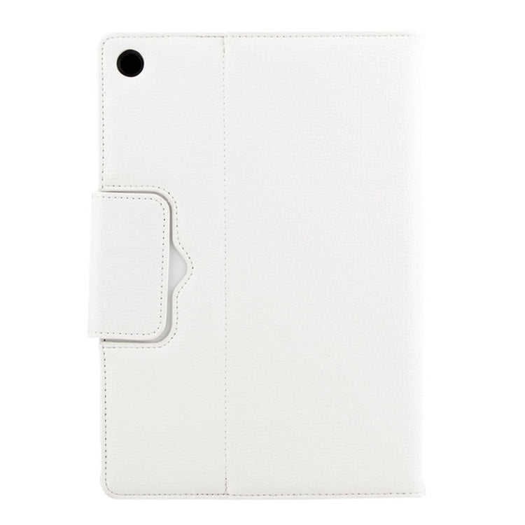 Detachable Bluetooth Keyboard + Litchi Texture Horizontal Flip Leather Tablet Case for Huawei MediaPad M5 Pro / M5 10.8 inch, with Holder