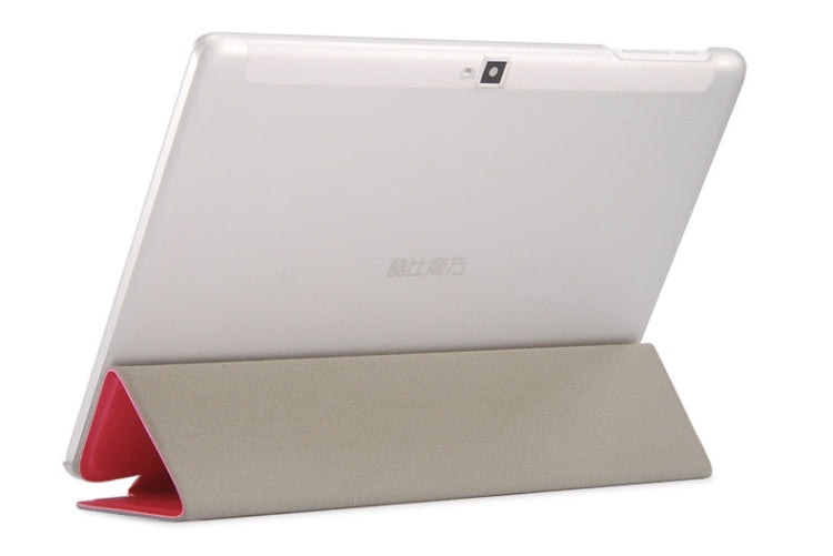 Frosted Texture Horizontal Flip PU Leather Case for Cube POWER M3, with Three-folding Holder