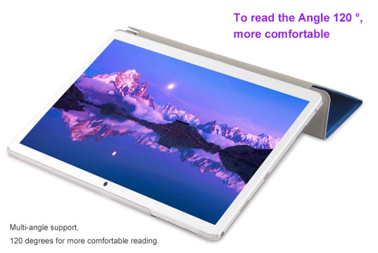 Frosted Texture Horizontal Flip PU Leather Case for Cube POWER M3, with Three-folding Holder