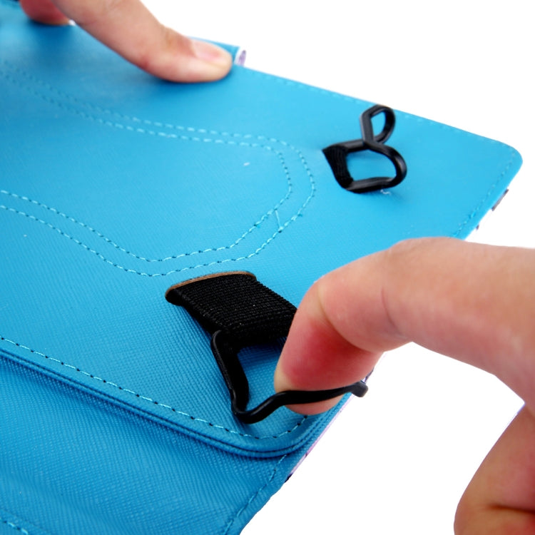 Universal Gradient Pattern Horizontal Flip Leather Case for 10 inch Tablet PC, with Holder & Card Slot & Wallet