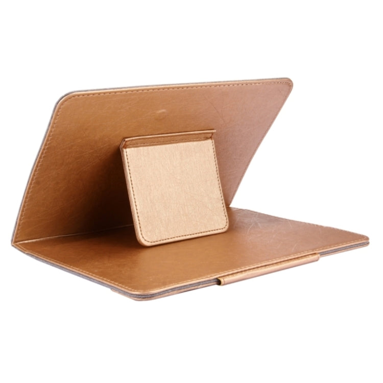 Universal Strokes Texture Horizontal Flip Leather Case with Holder for 7 inch Tablet PC