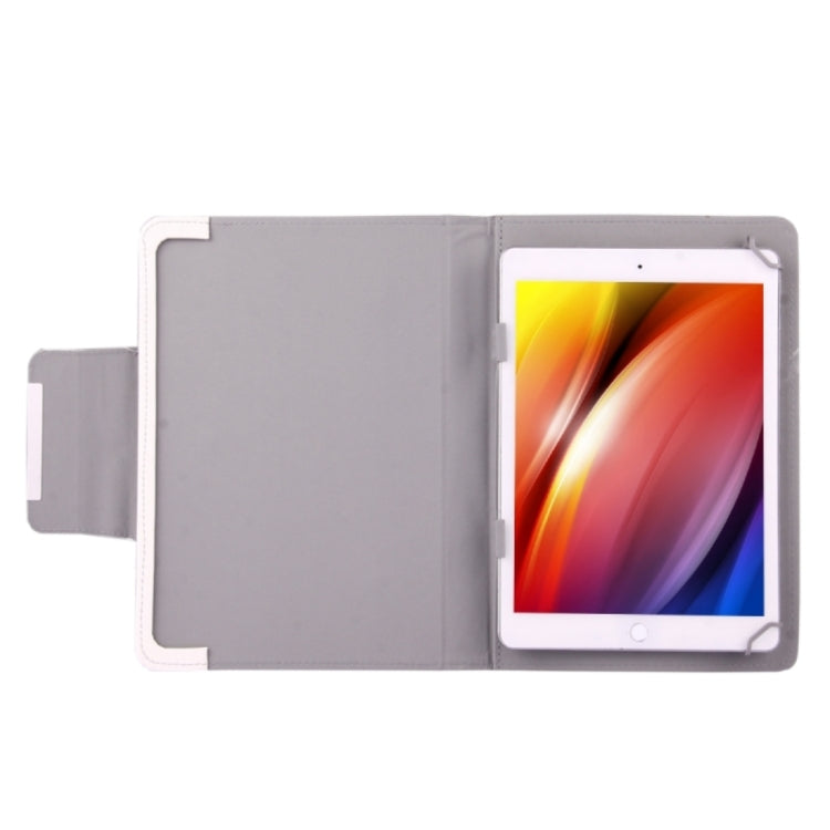 Universal Strokes Texture Horizontal Flip Leather Case with Holder for 7 inch Tablet PC