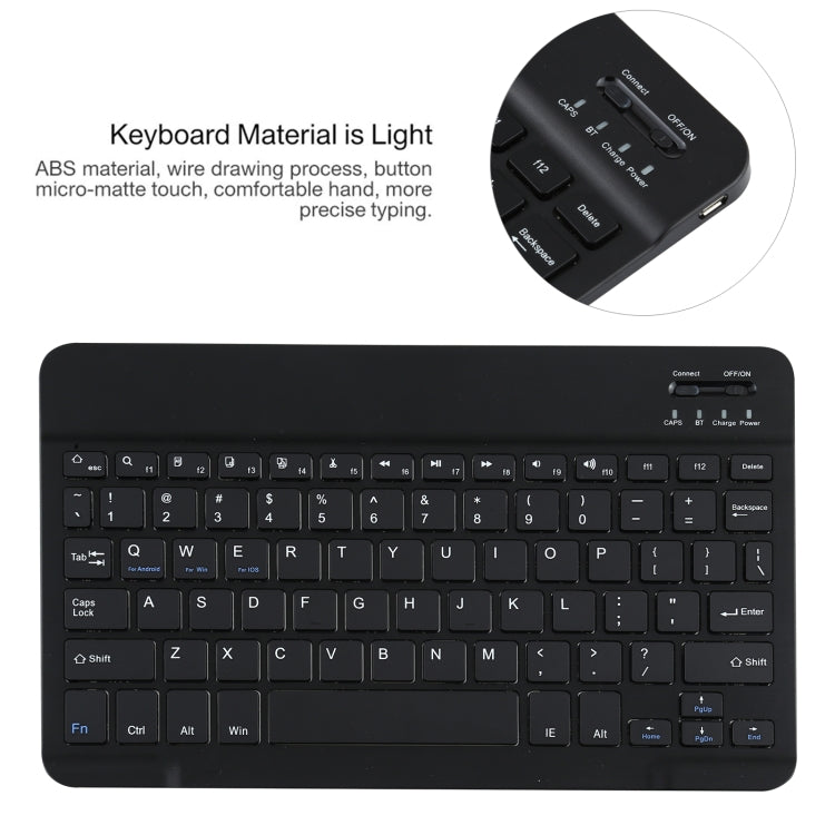 AM13 2 in 1 Removable Bluetooth Keyboard + Protective Leather Tablet Case with Holder for Lenovo Tab P11 Pro (TB-XJ706F)