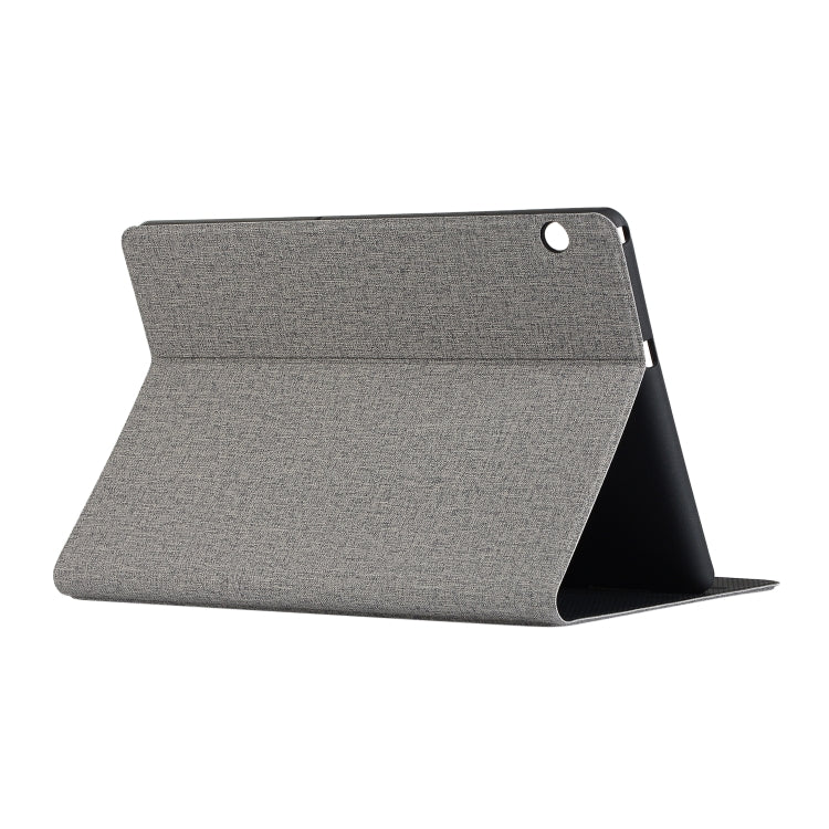 Universal Voltage Craft Cloth TPU Protective Case for Huawei MediaPad T5, with Holder