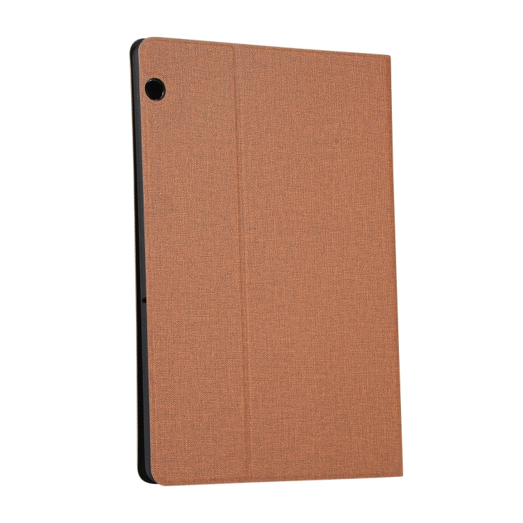 Universal Voltage Craft Cloth TPU Protective Case for Huawei MediaPad T5, with Holder