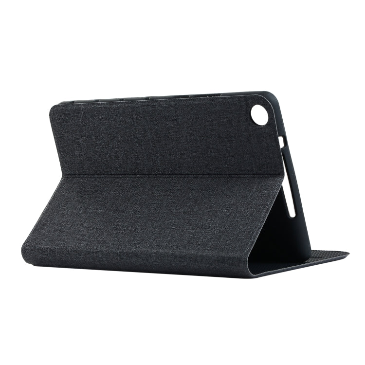 Universal Voltage Craft Cloth TPU Protective Case for Huawei Honor Tab 5 8 inch / Mediapad M5 Lite 8 inch, with Holder