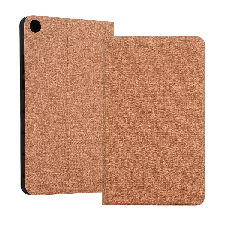 Universal Voltage Craft Cloth TPU Protective Case for Huawei Honor Tab 5 8 inch / Mediapad M5 Lite 8 inch, with Holder