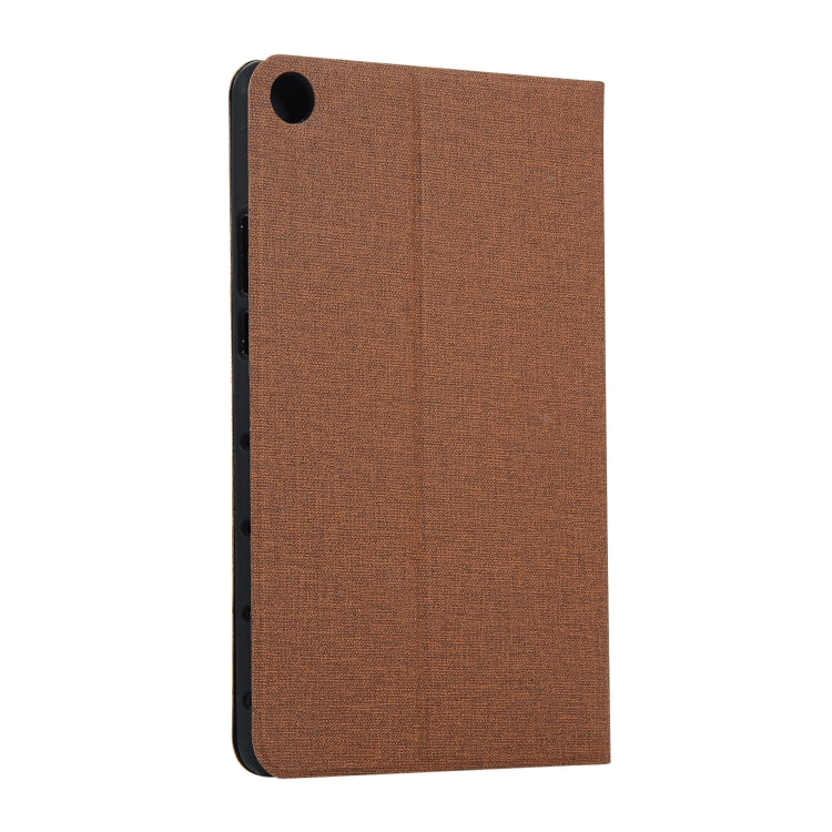 Universal Voltage Craft Cloth TPU Protective Case for Huawei Honor Tab 5 8 inch / Mediapad M5 Lite 8 inch, with Holder