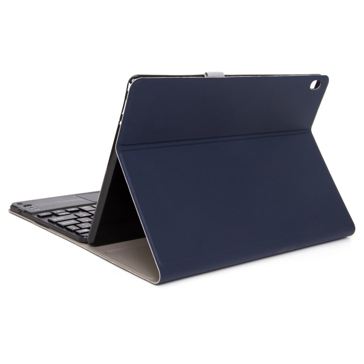 DY-E10 2 in 1 Removable Bluetooth Keyboard + Protective Leather Tablet Case with Touchpad & Holder for Lenovo Tab E10