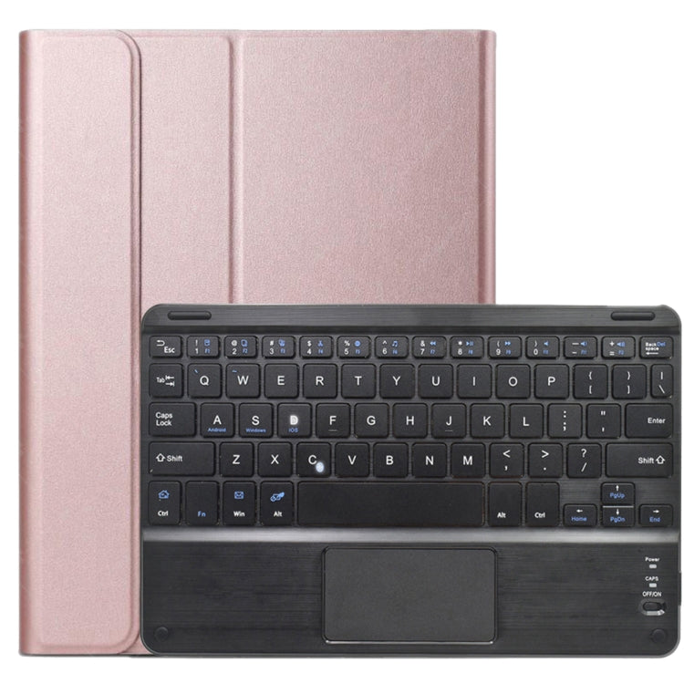 DY-E10 2 in 1 Removable Bluetooth Keyboard + Protective Leather Tablet Case with Touchpad & Holder for Lenovo Tab E10
