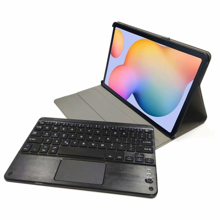 DY-M10ReL-C 2 in 1 Removable Bluetooth Keyboard + Protective Leather Tablet Case with Touchpad & Holder for Lenovo Tab M10 FHD REL