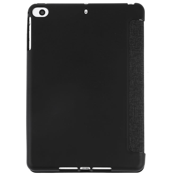 Embroidered cartoon Pattern Left and Right Flip Leather Case for iPad Mini 5 / 4 , with Three-folding Holder & Sleep / Wake-up Function & Pen Slot