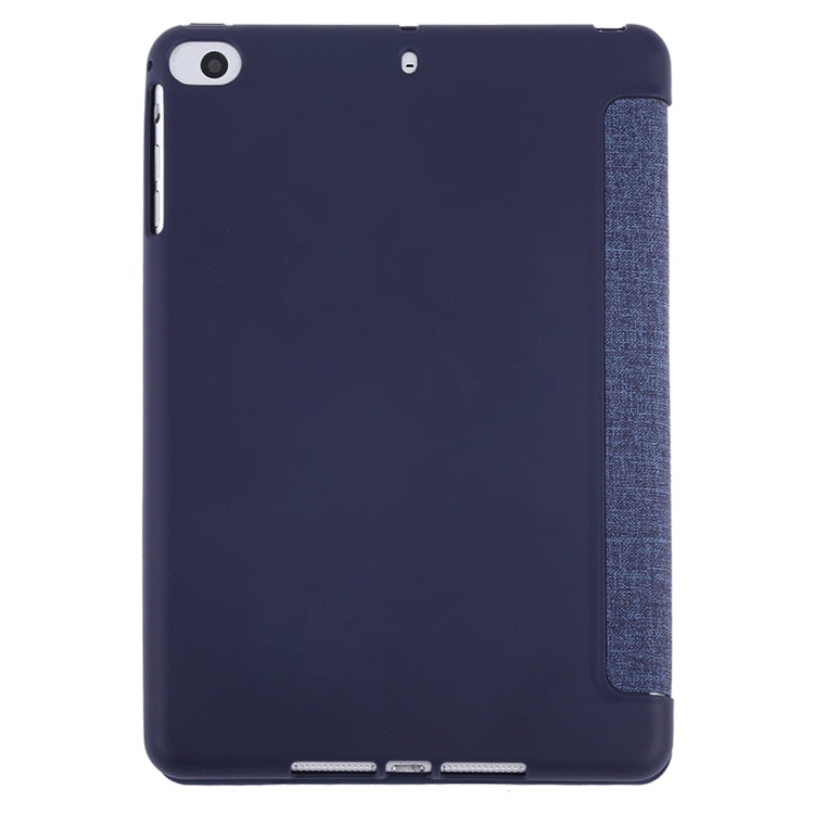 Embroidered cartoon Pattern Left and Right Flip Leather Case for iPad Mini 5 / 4 , with Three-folding Holder & Sleep / Wake-up Function & Pen Slot