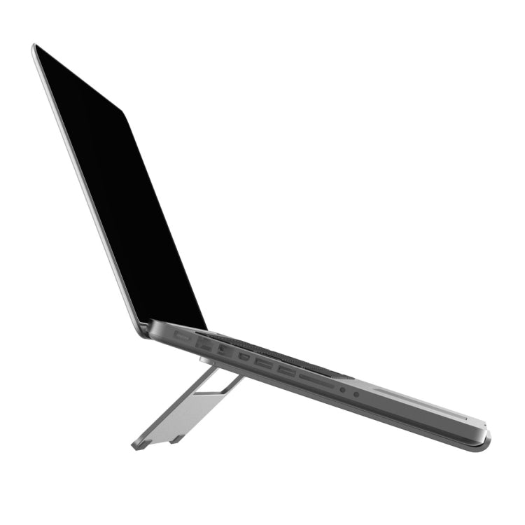 IPS-Z15C Aluminum + Silicone Foldable Stand For Laptop,Suitable for 10-14 Inch Tablet: Galaxy 500R4K-X07 / Lenovo/Lenovo Yoga710 / Lenovo IdeaPad 100S(Silver)