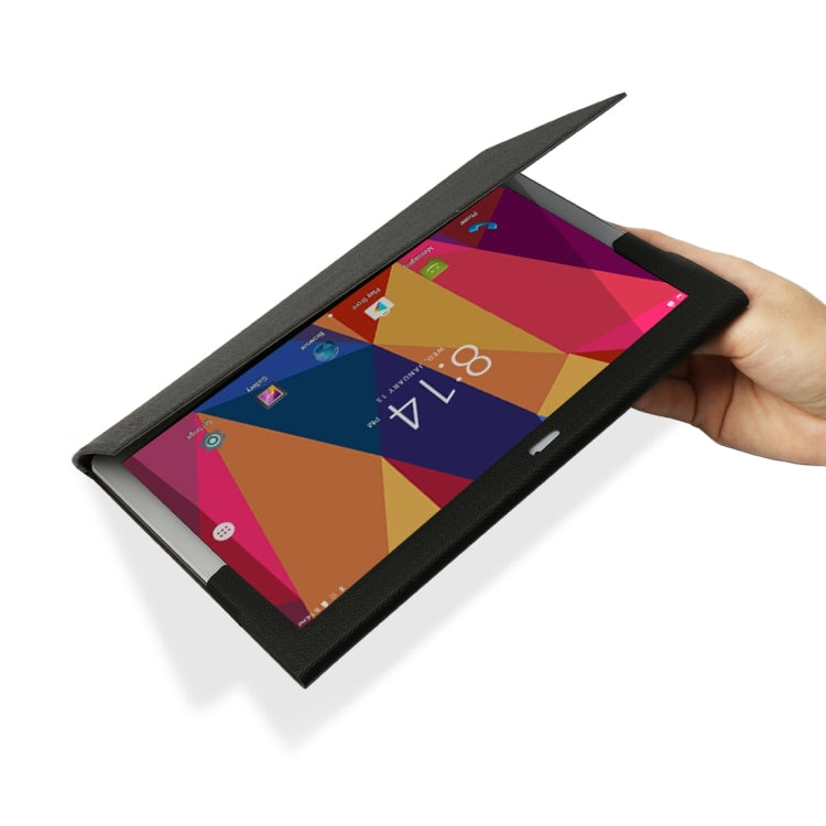 OCUBE for Cube T12 & T10 (WMC1248) Ultrathin Herringbone Texture Horizontal Flip Leather Case with Holder(Black)