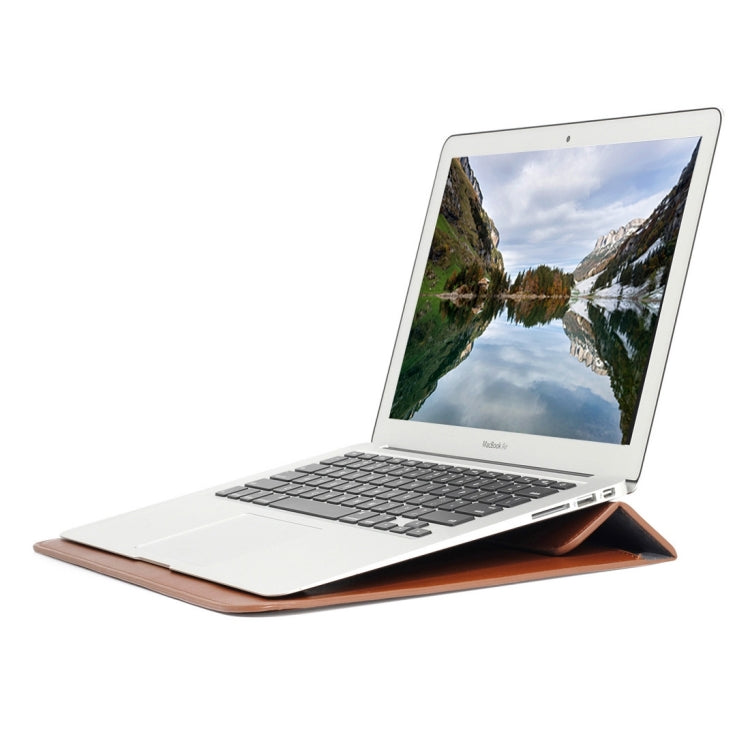 Universal Envelope Style PU Leather Case with Holder for Ultrathin Notebook Tablet PC 13.3 inch, Size: 35x25x1.5cm