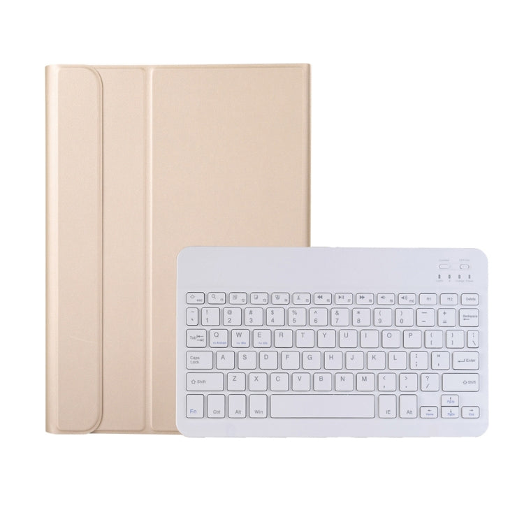 AK10 2 in 1 Detachable Bluetooth Keyboard + Lambskin Texture TPU Protective Leather Tablet Case with Holder for Lenovo Qitian K10 TB-X6C6X