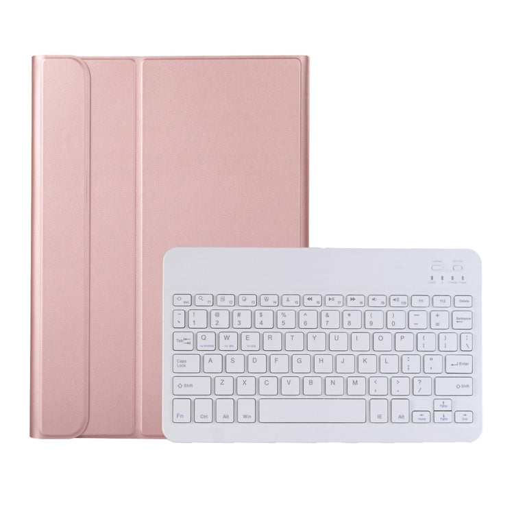 AK10 2 in 1 Detachable Bluetooth Keyboard + Lambskin Texture TPU Protective Leather Tablet Case with Holder for Lenovo Qitian K10 TB-X6C6X