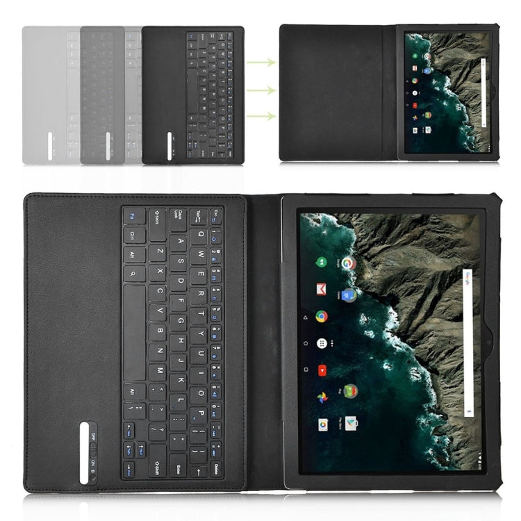 2 in 1 Detachable Bluetooth Keyboard Leather Tablet Case for Google Pixel C