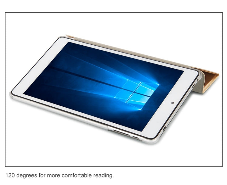 Frosted Texture Horizontal Flip PU Leather Protective Case for Teclast P80 Pro, with Three-folding Holder