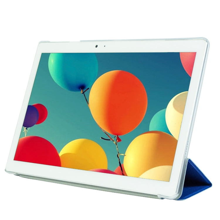 Frosted Texture Horizontal Flip PU Leather Protective Case for Teclast T10, with Three-folding Holder