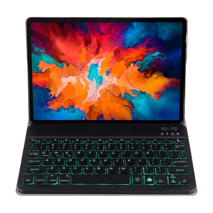 M10S 2 in 1 Removable Bluetooth Keyboard + Leather Tablet Case with Backlight & Holder for Lenovo Tab M10 TB-X505X