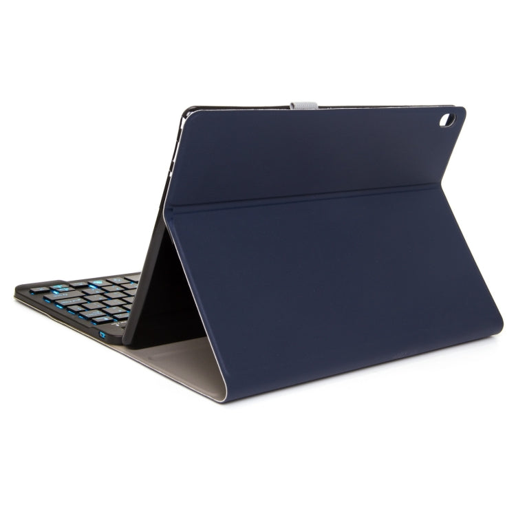 M10S 2 in 1 Removable Bluetooth Keyboard + Leather Tablet Case with Backlight & Holder for Lenovo Tab M10 TB-X505X