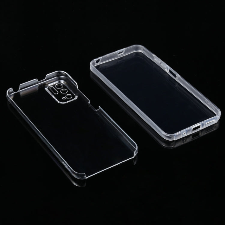 For Xiaomi Redmi Note 10 5G PC+TPU Ultra-Thin Double-Sided All-Inclusive Transparent Case