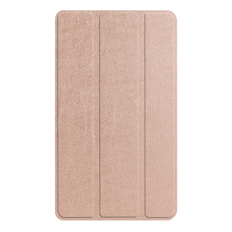 Custer Texture Horizontal Deformation Flip Leather Case for Lenovo Tab E8 TB-8304F, with Three-folding Holder