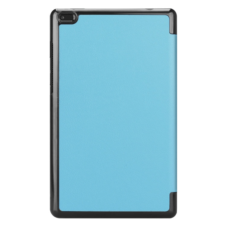 Custer Texture Horizontal Deformation Flip Leather Case for Lenovo Tab E8 TB-8304F, with Three-folding Holder