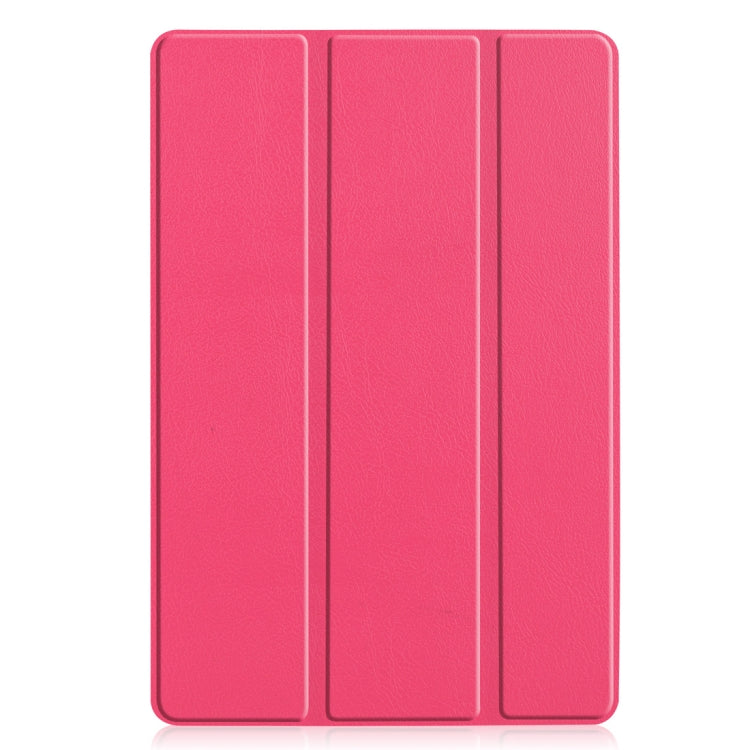 Custer Texture Horizontal Deformation Flip Leather Case for Huawei MediaPad M6 10.8 / Matepad 10.8 (2020), with Three-folding Holder & Sleep / Wake-up Function