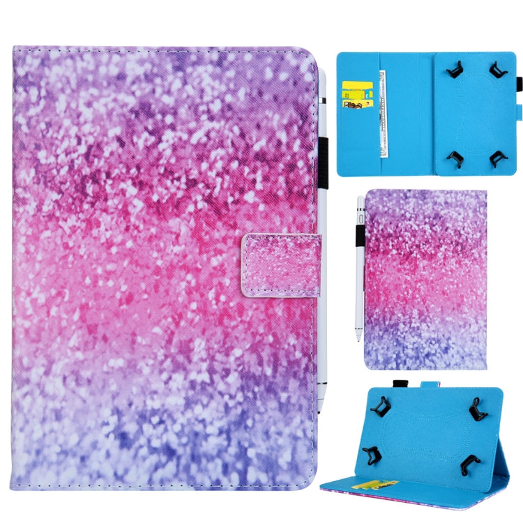 Universal Star Pattern Horizontal Flip Leather Case for 10 inch Tablet PC, with Holder & Card Slot & Wallet