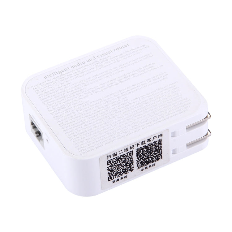 Intelligent Audio and Visual Mobile WiFi Router with Camera, US Plug