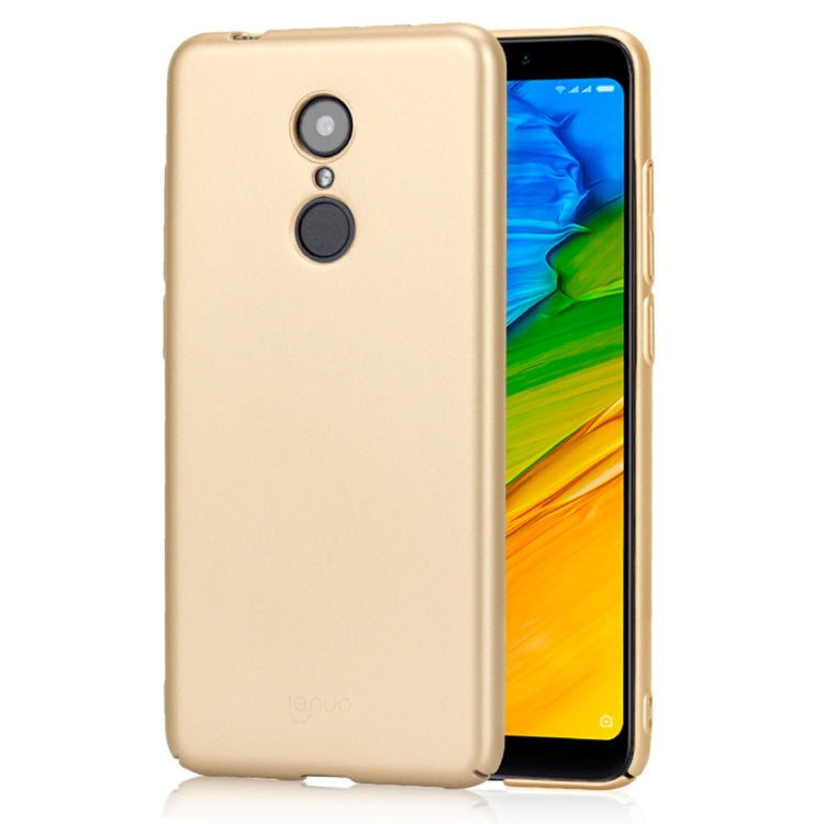 Lenuo Leshield Series for Xiaomi Redmi 5 PC Dropproof Protective Back Cover Case(Gold)
