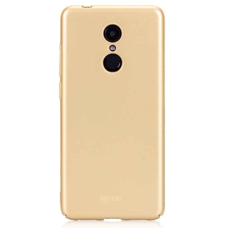 Lenuo Leshield Series for Xiaomi Redmi 5 PC Dropproof Protective Back Cover Case(Gold)