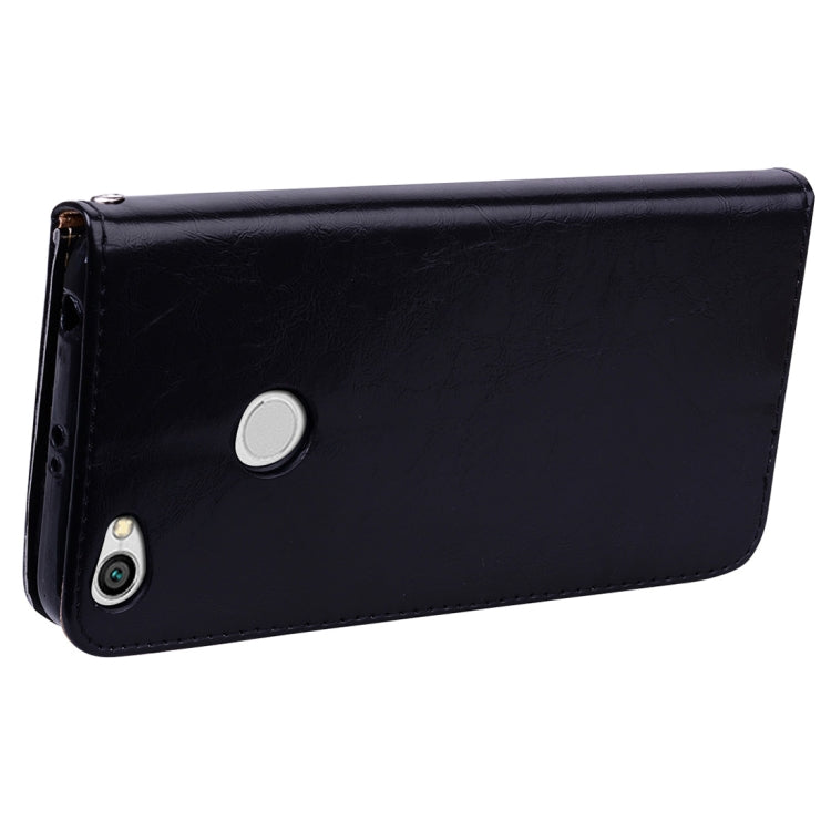 For Xiaomi Redmi Note 5A Pro / Prime Business Style Oil Wax Texture Horizontal Flip Leather Case with Holder & Card Slots & Wallet & Lanyard