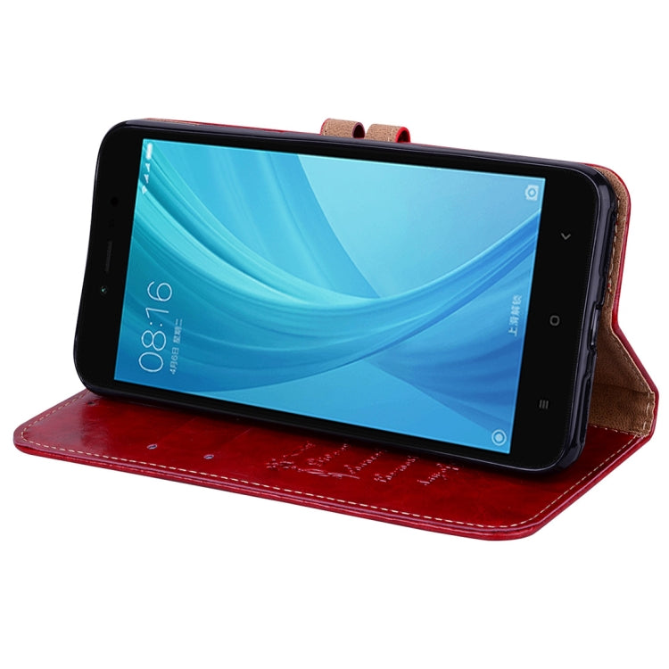 For Xiaomi Redmi Note 5A Pro / Prime Business Style Oil Wax Texture Horizontal Flip Leather Case with Holder & Card Slots & Wallet & Lanyard