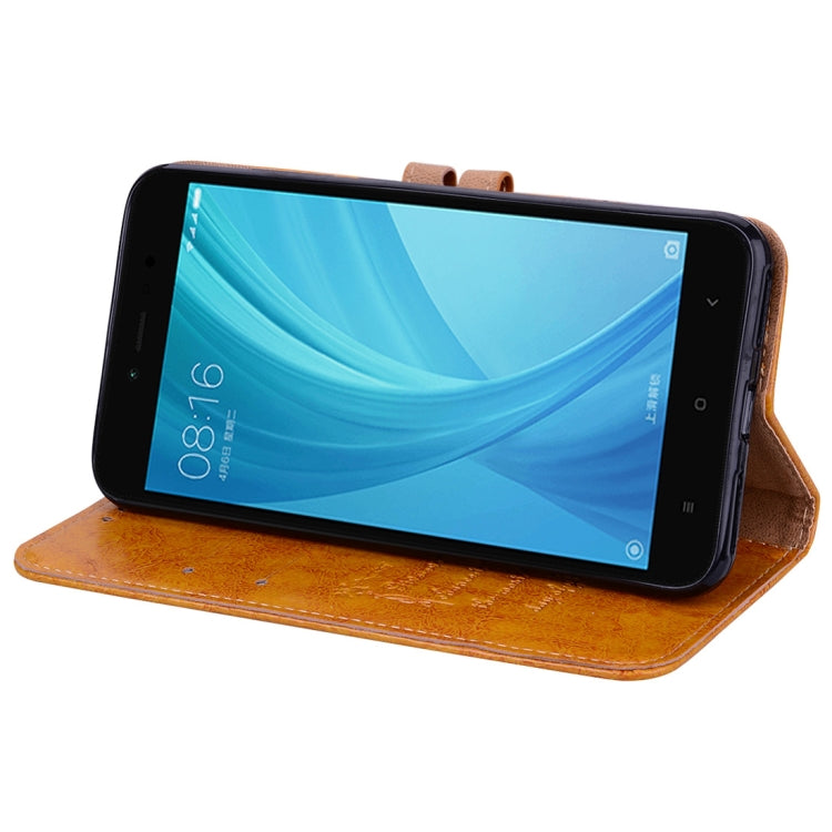 For Xiaomi Redmi Note 5A Pro / Prime Business Style Oil Wax Texture Horizontal Flip Leather Case with Holder & Card Slots & Wallet & Lanyard