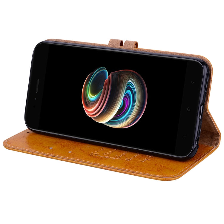 For Xiaomi Mi A1 & 5X Business Style Oil Wax Texture Horizontal Flip Leather Case with Holder & Card Slots & Wallet & Lanyard